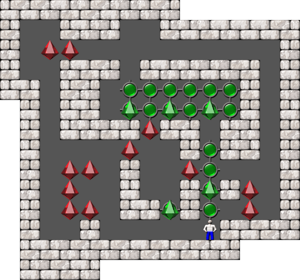 Sokoban Monry Collection level 254